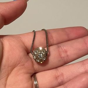 Pure silver chain and necklace pendant